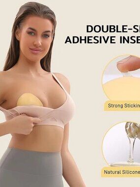 Niidor Adhesive Breast Form Bra Inserts Brand new In Box Breast Enhancers